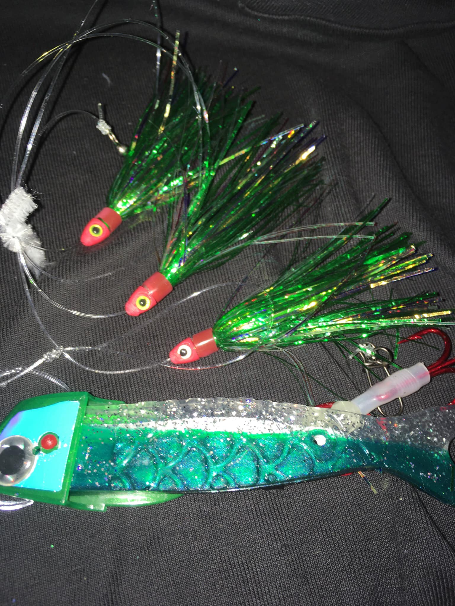 About High Percentage Salmon Trolling Flies and Rigs